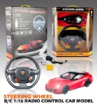 1:16 Ferrari Car with 4CH Real steering wheel Controller