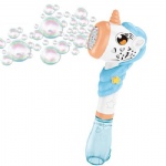 2023 Summer Outdoor Plastic Bubble Machine Unicorn Handheld Electric Blowing Bubble Wand Children Kids Bubble Toys CPC