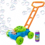 Outdoor Games Colorful Summer Toy Toddler Walker Mower Liquid Bubble Blower Machine For Children Kids